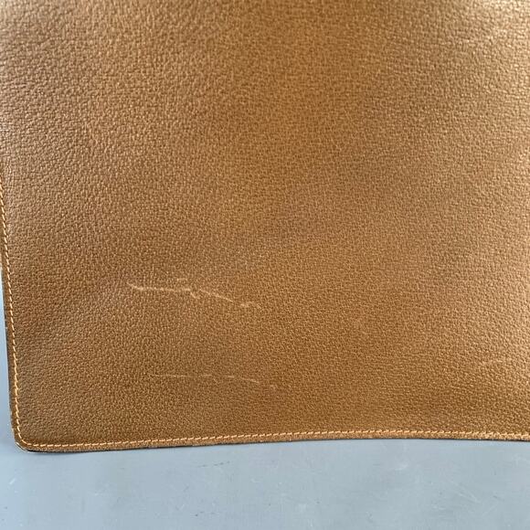 GUCCI Vintage Tan Pebble Grain Leather Combo Lock Briefcase - Picture 5 of 9